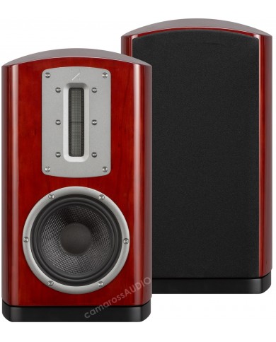 Quad Z-2 Kırmızı Ahşap Kaplama Hi-Fi Raf Tipi Hoparlör (Tek Adet)