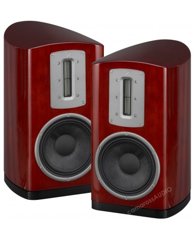 Quad Z-2 Kırmızı Ceviz Kaplama Hi-Fi Hoparlör Takımı