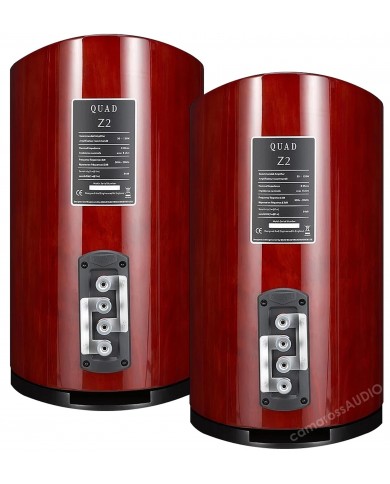 QUAD Z2 Kırmızı Ceviz Hoparlör Arkası, Bi-Wire Bağlantı Terminalleri
