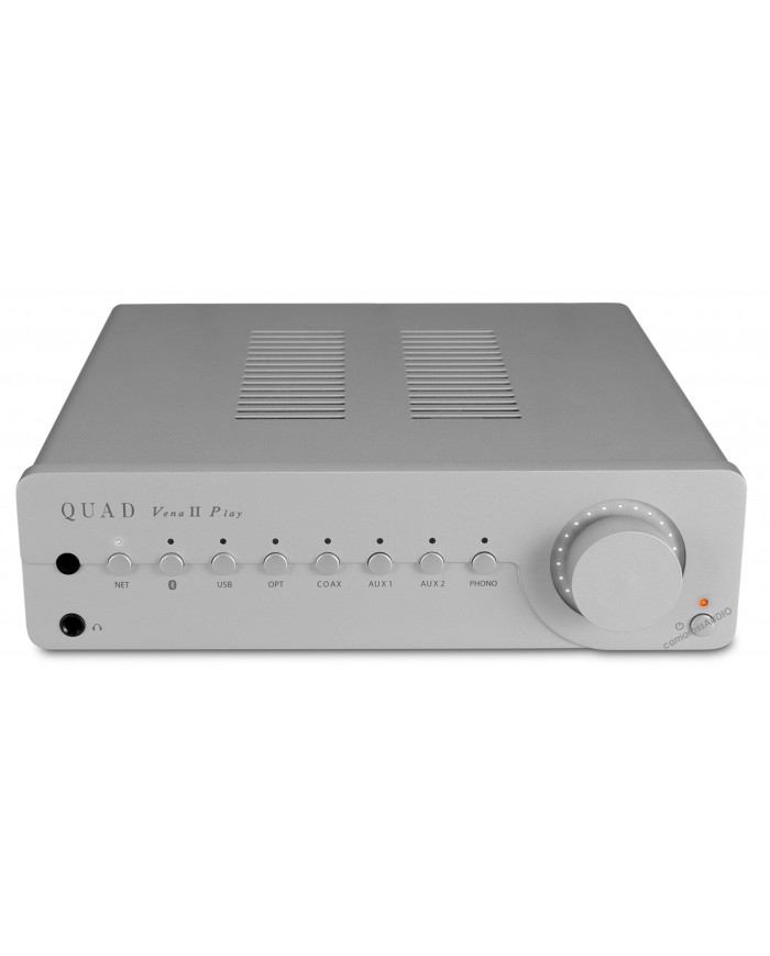 Gümüş Quad Vena II Play Hi-Fi Entegre Amplifikatör Ön Panel