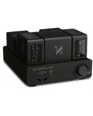 Siyah Quad II Classic entegre tüplü amfi, Hi-Fi ses ekipmanı.