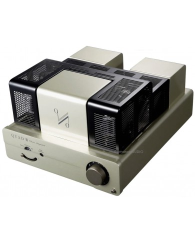 Quad II Classic entegre tüplü amfi, gümüş/bej kasa, vintage ses ekipmanı
