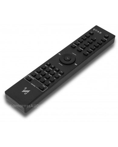 Siyah Quad Artera Solus Play uzaktan kumanda kumandası, ses sistemi aksesuarı.