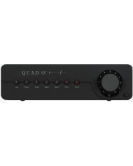 Siyah Quad QC-Twenty Four Hifi Preamp Ön Paneli CD Phono Tuner Aux Girişleri