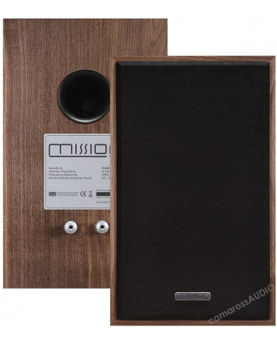 Mission 750 Walnut Hoparlör, Portlu, Siyah Ön Kapaklı