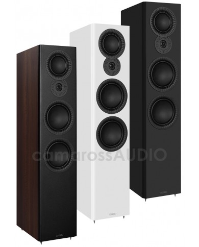 Mission LX-6 MKII hoparlör renk seçenekleri (siyah, beyaz, ahşap)
