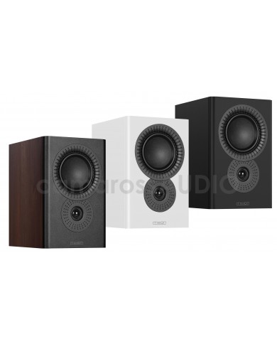 Mission LX-3 MKII hoparlörler: Siyah, Beyaz ve Ceviz renk seçenekleri.