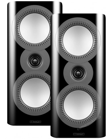 Mission ZX-2 Siyah Hoparlör Takımı, Modern Tasarım ve Gümüş Sürücüler