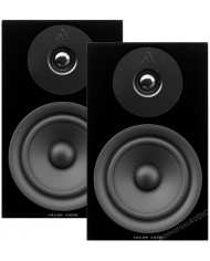 Argon Audio FORUS 5 siyah kompakt hoparlörler, ince ve modern tasarım.