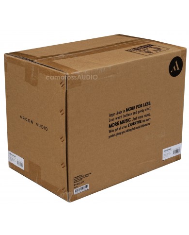 Argon Audio FORUS 5 kapalı kutu, hoparlör kutusu, kahverengi karton.