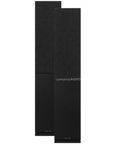 Argon Audio FORUS 55 siyah hoparlörler, kumaş kaplama ve modern tasarım.
