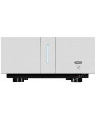 Quad ARTERA Mono Amplifikatör Gümüş Ön Panel Detayı ve Işık Göstergesi