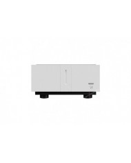 Quad Artera Stereo Power beyaz, minimalist tasarımlı amplifikatör.