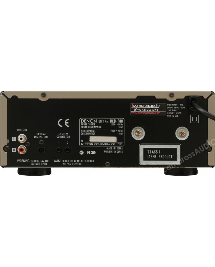 Denon UPA-F88, UTU-F88, UCD-F88