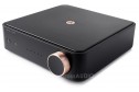 Argon Audio SA2 siyah kompakt stereo amplifikatör, bakır detaylı düğme