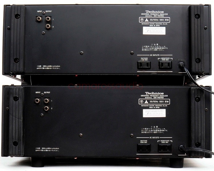 Conectar ecualizador entre dac y amplificador clásico Technics-sh-9090-parametric-frequency-equalizer-mono-mono