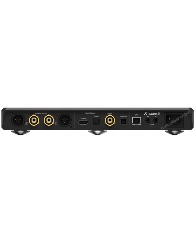 Matrix X-SABRE 3 DAC arka bağlantı portları, analog ve dijital giriş/çıkışlar