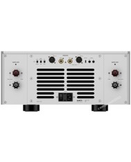 Matrix MA-1 güç amfisi arka paneli, XLR ve RCA girişleri, hoparlör terminalleri.