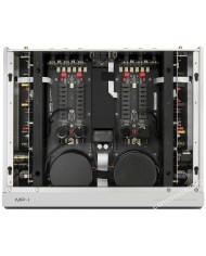 Matrix MP-1 ön amplifikatör iç yapısı, gümüş kasa, ses bileşenleri