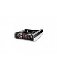 Matrix MP-1 amplifikatör iç bileşenleri, açık kasa, gümüş ve siyah renkler.