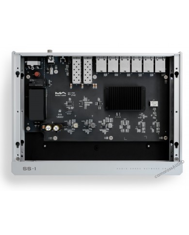 Matrix Audio SS-1 Ses Kaliteli Ağ Anahtarı, iç devre kartı görünümü.