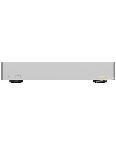 Matrix Audio SS-1 PRO gümüş renkli, şık ve minimalist tasarımlı bir ses sistemidir.