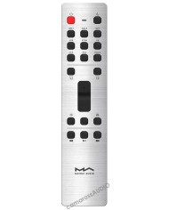 Matrix Audio RM4B kumanda, gümüş renkli, dijital girişli uzaktan kumanda