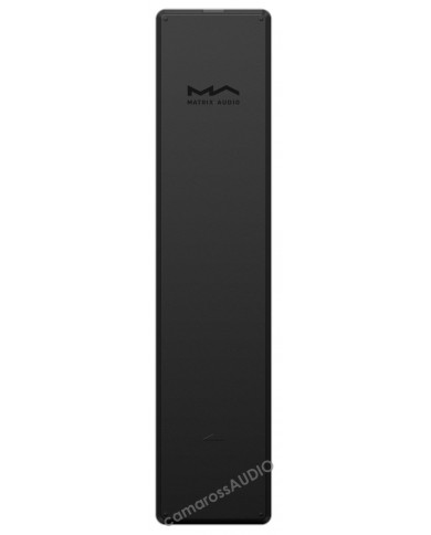 Matrix Audio RM4C siyah, minimalist, kompakt dijital ses oynatıcı.