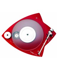 Thorens TD 309 TP-92 kırmızı plak çalar, TAS-267 kartuşlu, şeffaf kapaklı