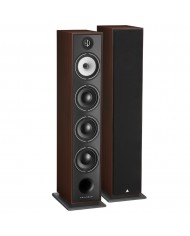TRIANGLE BOREA BR09 Kule Tipi Hoparlör, Ceviz Kaplama, Beyaz Woofer