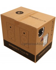 Dynaudio Focus 10 kablosuz dijital hoparlör kutusu, Ceviz rengi.