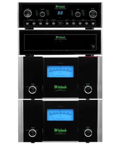 McIntosh MC-501 Power C-100 Preamp UR12 Remote McIntosh MC-501 Power C-100 Preamp UR12 Remote