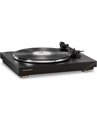 Marantz TT42 siyah plak çalar, otomatik çalıştırma, ince tasarım.