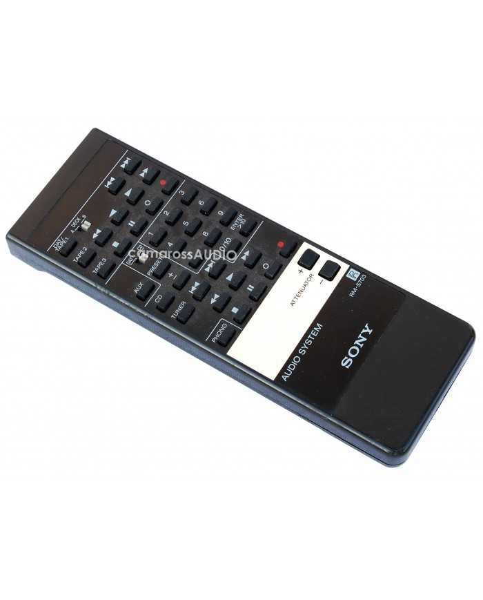 SONY RM-S703 uzaktan kumanda, SONY TA-E80ES/TA-N80ES için, siyah