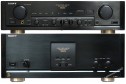 SONY TA-E80ES stereo control amplifier ve SONY TA-N80ES stereo power amplifier, siyah.