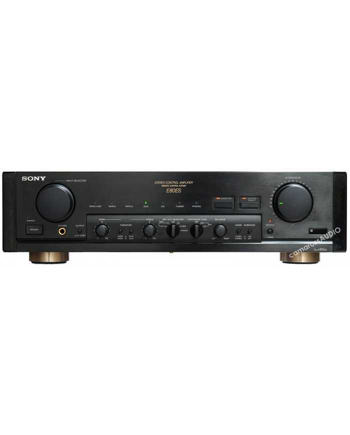 Sony TA-E80ES E80ES Siyah Stereo Kontrol Amplifikatörü