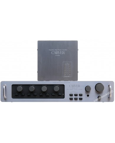 Carver C-1 Preamp M-400t Power Amp.