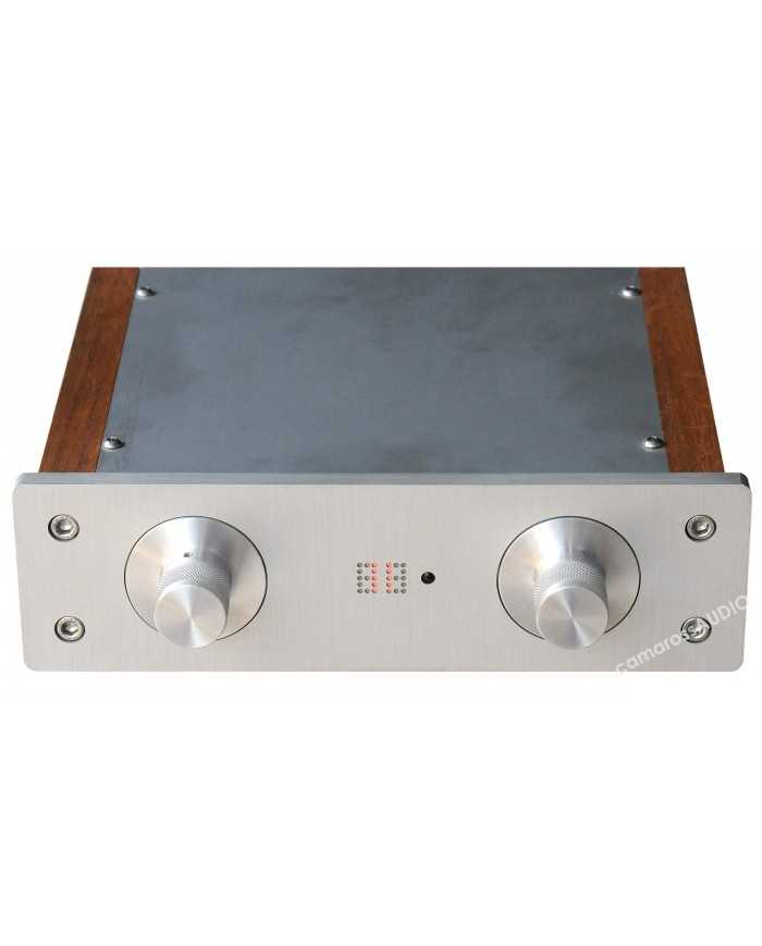 Khozmo Pasif Dengeli Preamp, Gümüş, Ahşap Detaylı, 2 Düğmeli