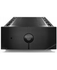 Audio Analogue Maestro 2.0 siyah anfi, fırçalanmış metal ön panel.