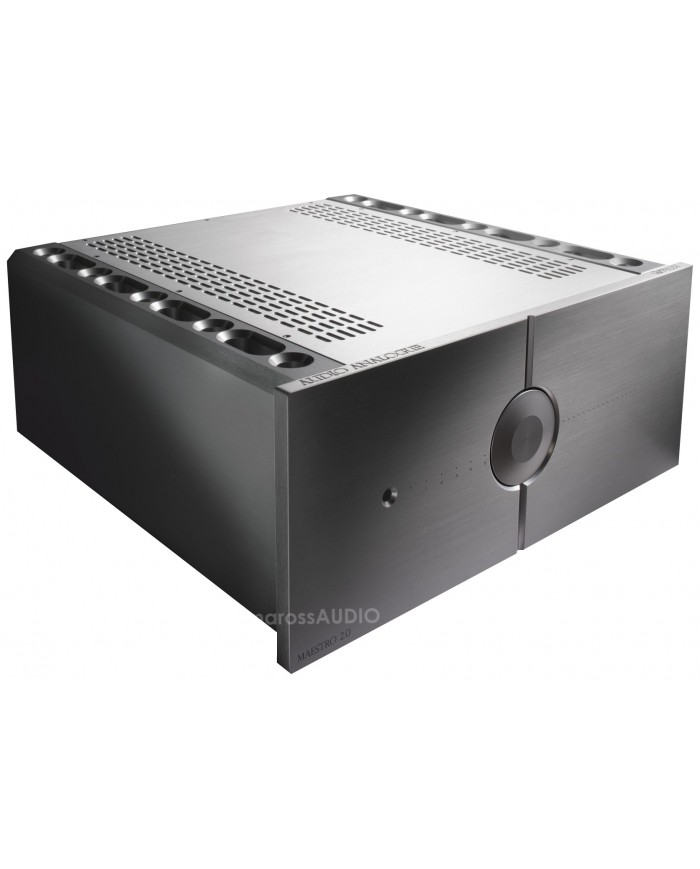 Audio Analogue Maestro 2.0 anfi, fırçalanmış metal kasa, siyah