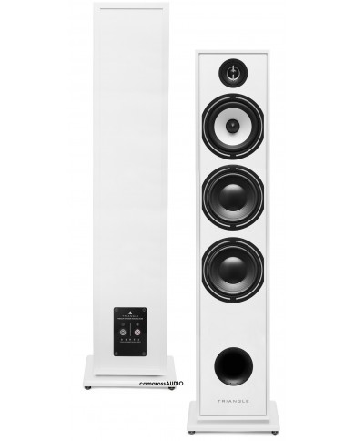 Beyaz TRIANGLE BOREA BR08 Kule Tipi Hoparlör ön ve arka görünüm