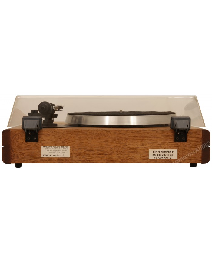 THE ACOUSTIC RESEARCH TURNTABLE