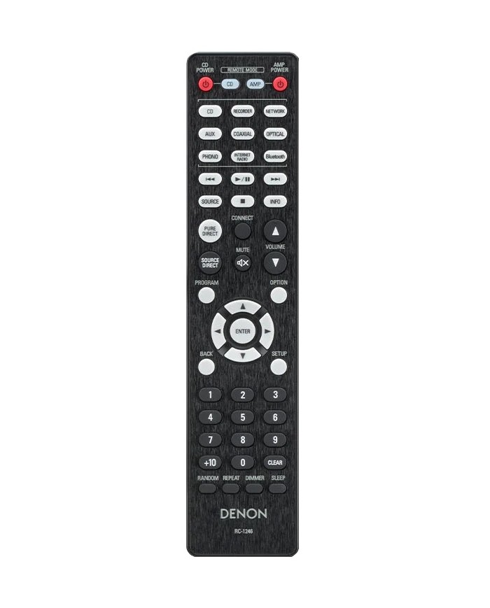 Denon PMA-900HNE uyumlu siyah uzaktan kumanda RC-1246 kumandası.