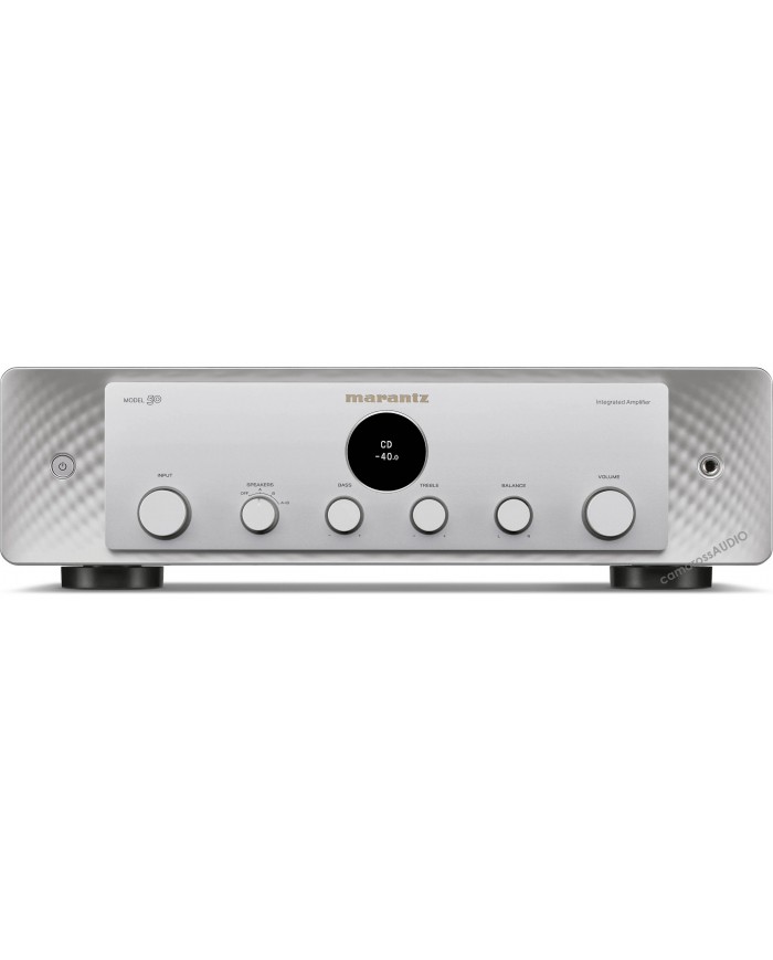 Marantz MODEL 50 Gümüş Renk Entegre Amplifikatör Ön Yüzü