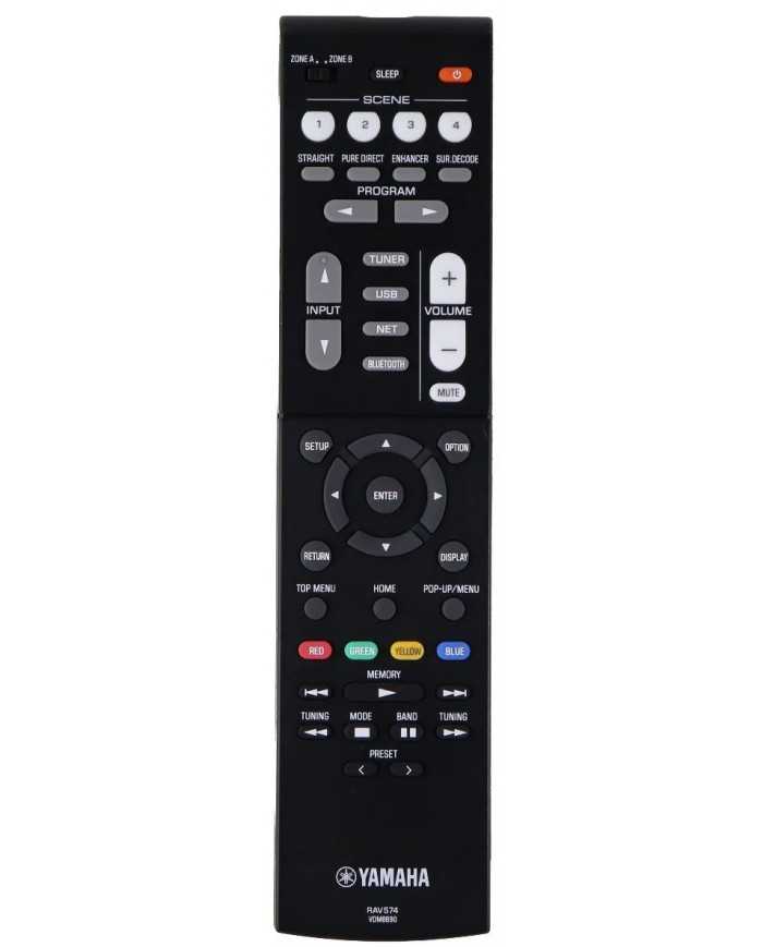Yamaha RX-V6A Remote control