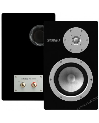 Yamaha NS-3000 Siyah Hi-Fi Hoparlör, Gümüş Sürücülü, Detaylı Görünüm
