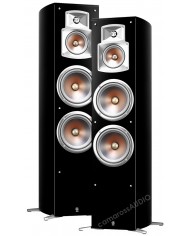 Yamaha NS-777 Siyah Kule Tipi Hoparlör Takımı, Gümüş Konili Sürücüler