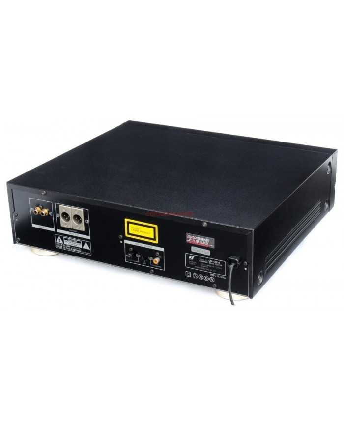Sansui CD-X711 Siyah Kompakt Disk Çalar, Dengeli ve RCA Çıkışlı