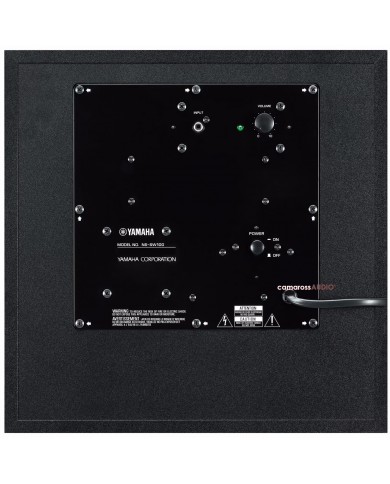 Yamaha NS-SW100 Subwoofer arka panel bağlantı ve kontrol girişleri.