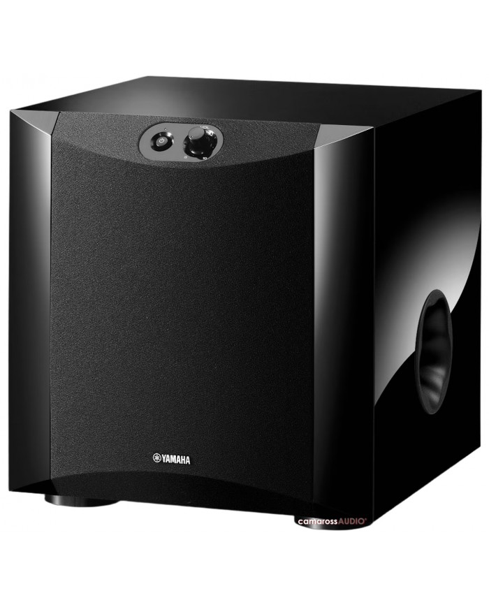 Yamaha NS-SW200 Siyah Aktif Subwoofer, Parlak Yan Yüzeyli